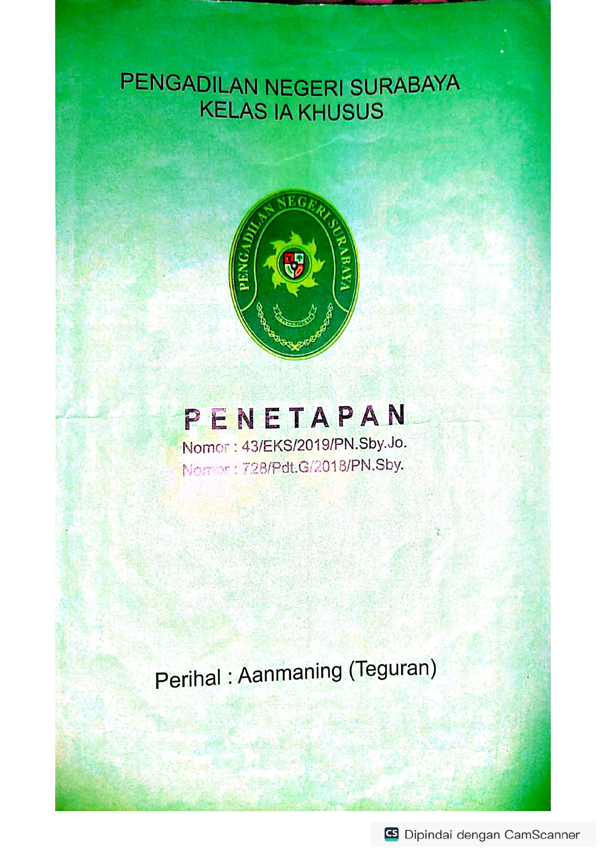 Penetapan Preview